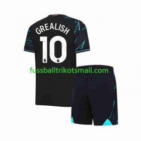 Fußballtrikots Manchester City Jack Grealish 10 Kinder 2023-2024 Kurzarm 3rd trikot kaufen